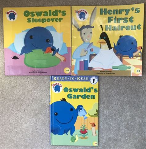 Lot of 3 Oswald Books Nick Jr Nickelodeon Kids Octopus, Henry, Daisy ...