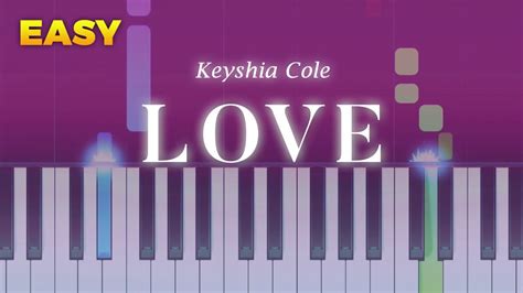 Keyshia Cole - Love - EASY Piano TUTORIAL by Piano Fun Play - YouTube