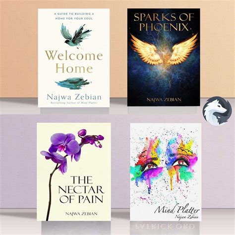 (Eng) Najwa Zebian Books Collection (Welcome Home, Mind Platter The Nectar of Sparks of Phoenix ...