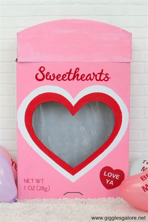 DIY Cricut Conversation Heart Valentine's Day Party - Giggles Galore