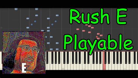 How to Play Rush E - Playable Version - YouTube