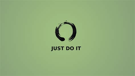 text, logo, motivational, circle, Just Do It, brand, zen, line, number, font, product, HD ...