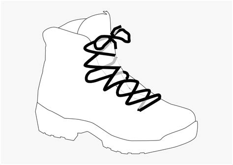 Clip Art White Boot - Transparent Background Hiking Boots Clipart, HD ...