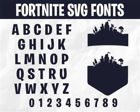 Fortnite Bundle Fortnite Alphabet SvgFortnite Font | Etsy