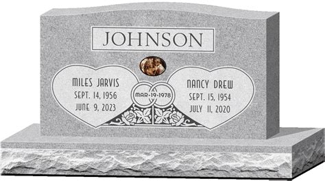 Double Headstone, Gravestone, and Tombstone Prices — Brown Memorials