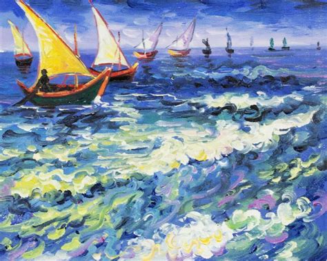 Van Gogh - Seascape at Saintes Maries de la Mer