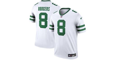 Nike Aaron Rodgers Spotlight New York Jets Alternate Legend Player Jersey in White for Men | Lyst