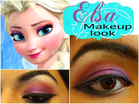 PeachyPout: Makeup Tutorial: Elsa inspired look from "Frozen"