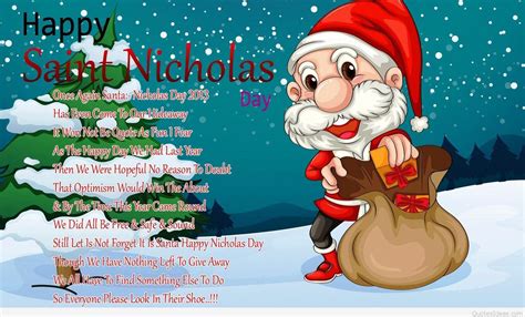 Happy St Nicholas Day Images - Printable Template Calendar