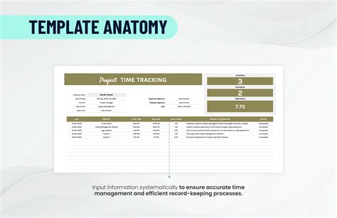 Project Time Tracking Template in Excel, Google Sheets - Download | Template.net