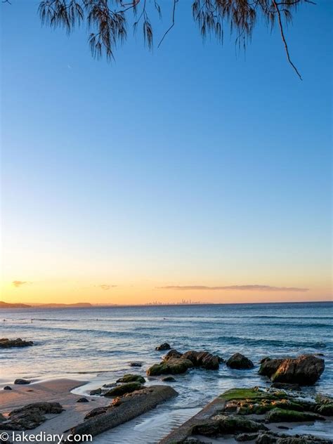 Sunset At Coolangatta - Lake Diary