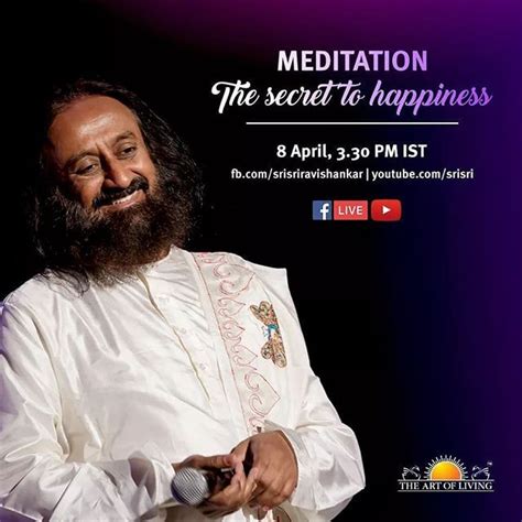 Watch the Live webcast of Meditation - The Secret To Happiness with ...