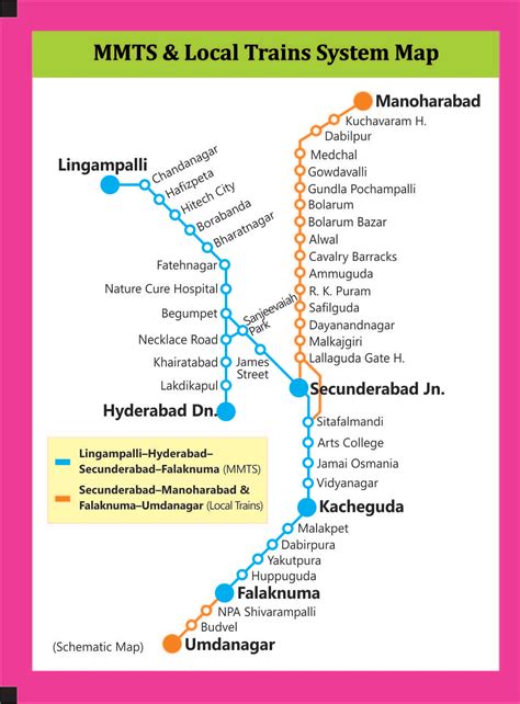MMTS Train Timings Hyderabad - Secunderabad Metro Train Timings ...