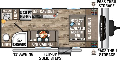 Sonic Floorplans | Venture RV