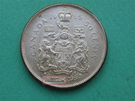 1965 Canadian 50c Silver Coin 1070