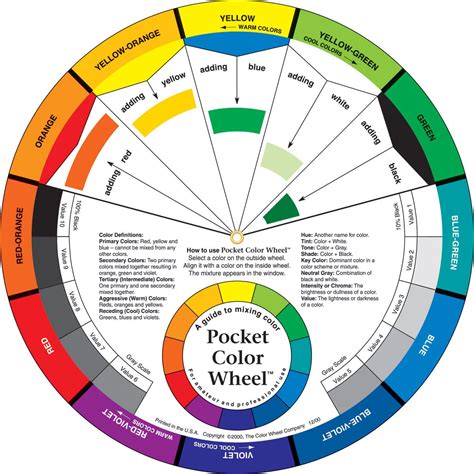 Pocket Color Wheel 5.125" | JOANN | Color mixing guide, Color wheel, Color mixing