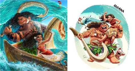 Disney's Moana: 10 Pieces Of Fan Art That Will Take Your Breath Away