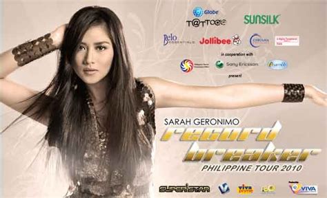 Sarah Geronimo Tickets 2015 - Sarah Geronimo Concert tour 2015 Tickets ...