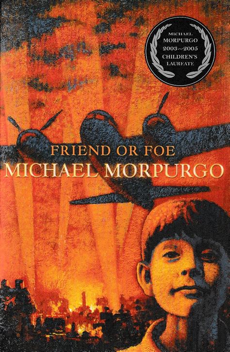 Michael Morpurgo FRIEND OR FOE book cover scans