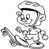 Skateboarding Coloring Pages  Best For Kids sketch template