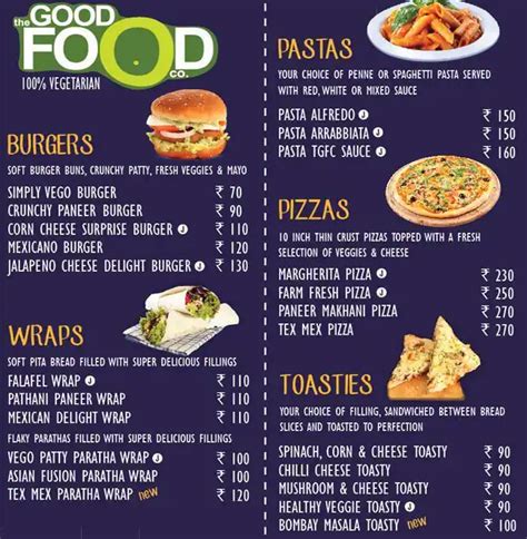 The Good Food Co. Menu, Menu for The Good Food Co., Vile Parle East ...