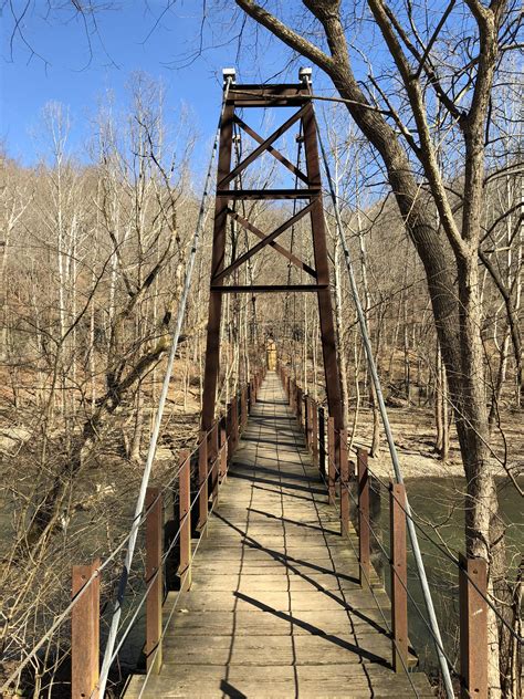 Swinging bridge- Patapsco Valley State Park : r/maryland