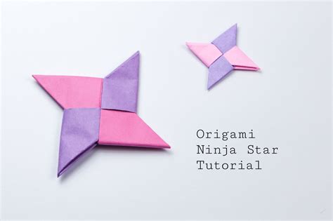 How to Make an Origami Ninja Star