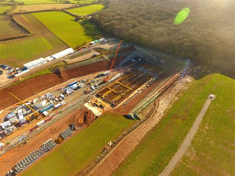 HS2 Warwickshire Site Prepared for Launch of Tunnel Boring Machine | Railway-News | Tunnel ...