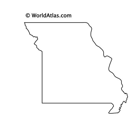 Missouri Outline Map