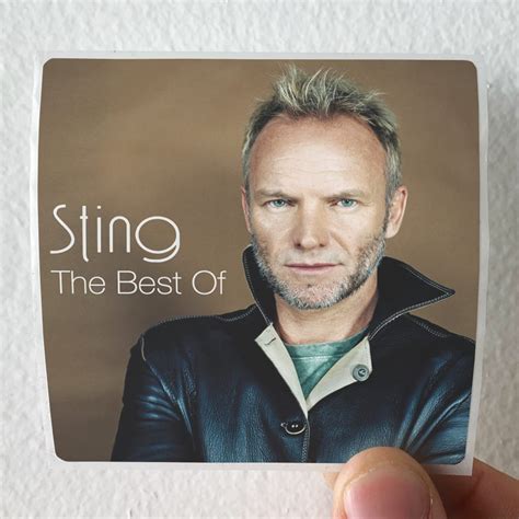 Sting The Best Of Album Cover Sticker