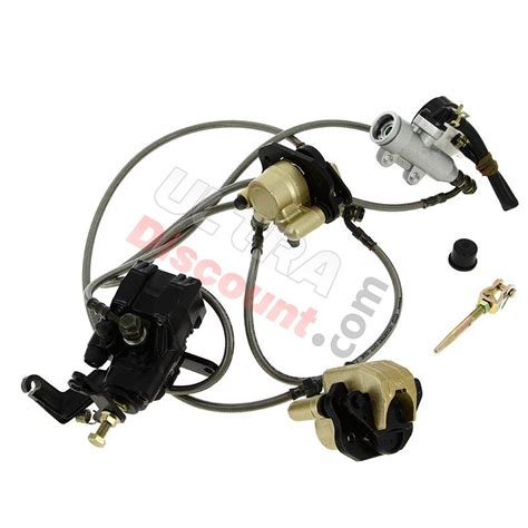 Complete Brake System for ATV BASHAN Quad 250cc (BS250S-11), Brake System, Bashan Parts ATV ...