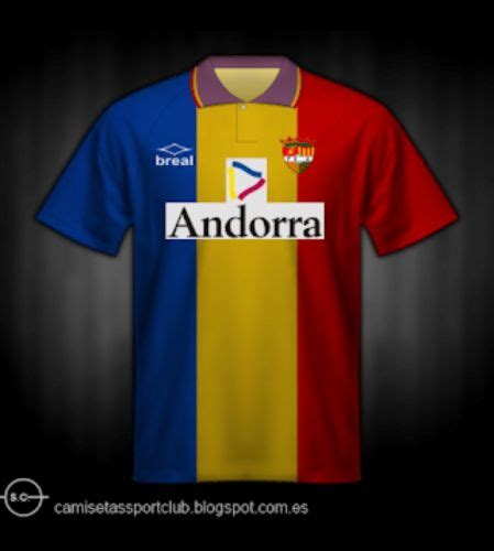 FC Andorra Kit History - Football Kit Archive