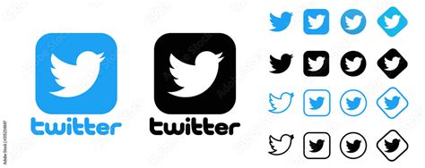 twitter logo. twitter vector icon. twitter vector Stock Vector | Adobe ...