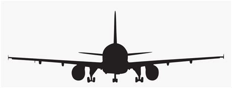 Airplane Moscow Aircraft Clip Art - Silhouette Transparent Background Airplane Clipart, HD Png ...