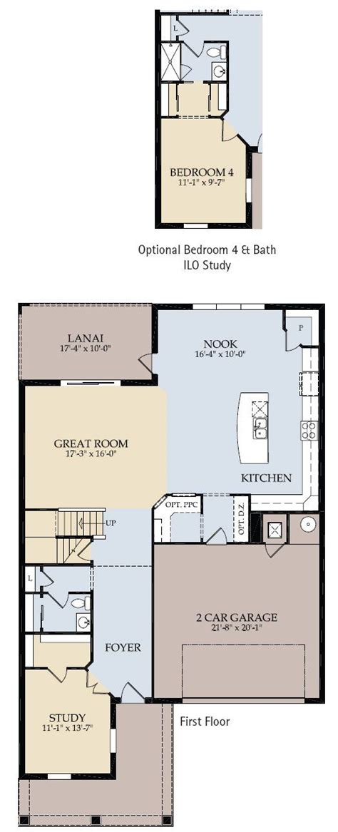 Berkshire Park Avery Floor Plan in Orlando FL Orlando Parks, Windermere, Lanai, Avery, Foyer ...