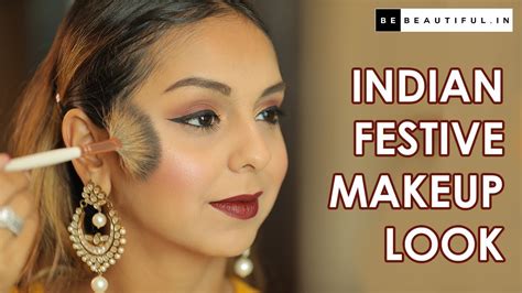 Indian Festive Makeup Tutorial Aanam C | Navratri Look For Beginners | Be Beautiful - YouTube