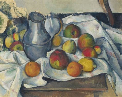 Paul Cézanne, Bouilloire et fruits 1888–90 | Paul cezanne paintings, Cezanne still life, Paul ...