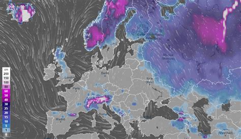 Snow cover in Europe - morning of 31.12.2020 : r/MapPorn