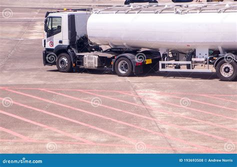 Aircraft Refueling Truck stock photo. Image of fuel - 193693508