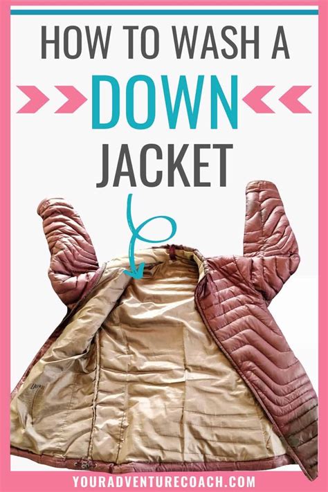 How To Wash A Down Jacket, No More Clumps After Washing | Down jacket ...