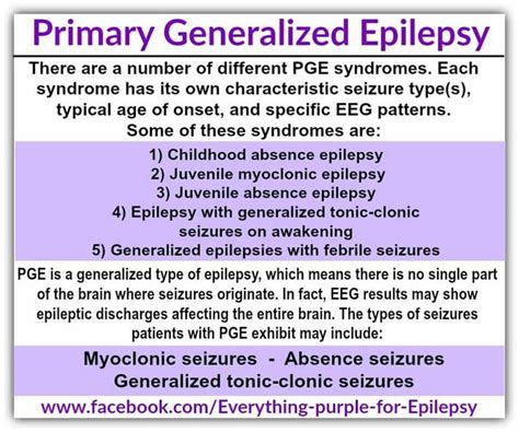 Primary generalized epilepsy | Epilepsy awareness, Epilepsy seizure, Epilepsy