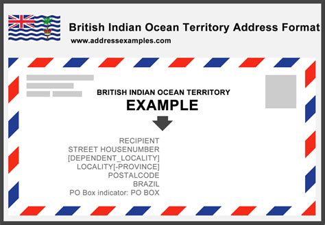 British Indian Ocean Territory Address Format - AddressExamples.com