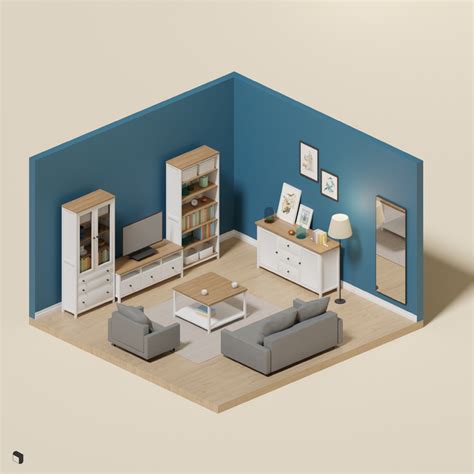 3D Model Ikea Living Room Setups – Toffu Co