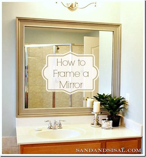 How To Make A Picture Frame For A Mirror at williamaguerra blog