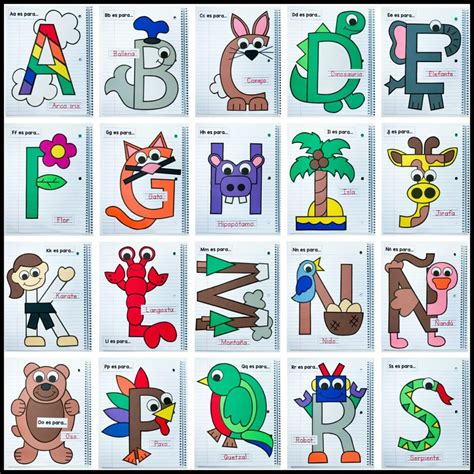 Spanish Alphabet Interactive Notebook - Crafty Bee Creations