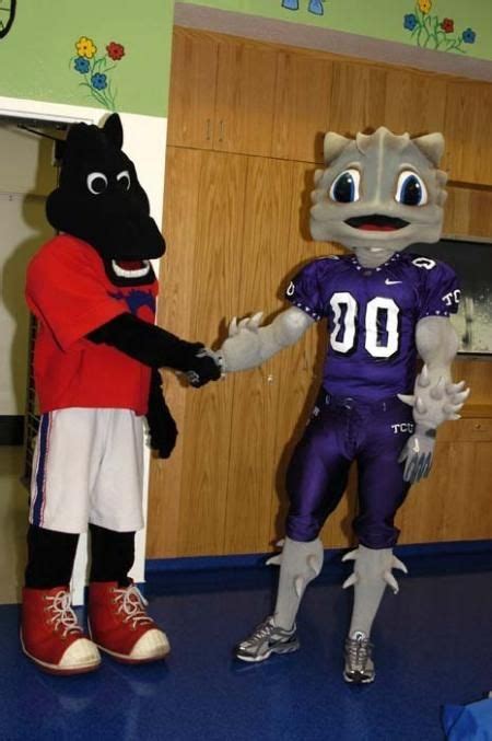 Peruna and Super Frog Visit Scottish Rite Hospital | Mascot, Smu, Character