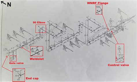 isometric pipe drawing fittings symbol - Fitter training