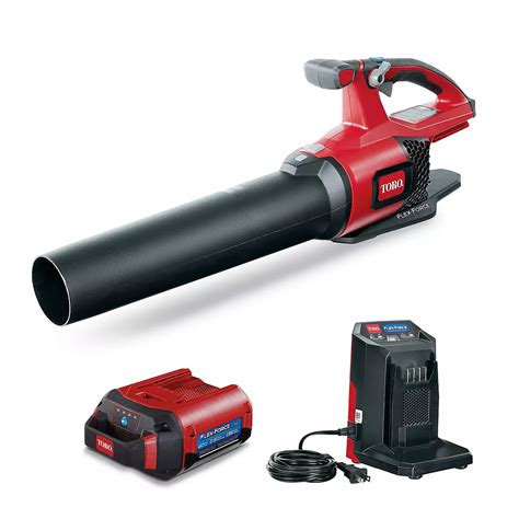 Toro 60V Max Cordless Electric 115 MPH 605 CFM Leaf Blower, 2.5 Ah Lithium-Ion Battery & C ...