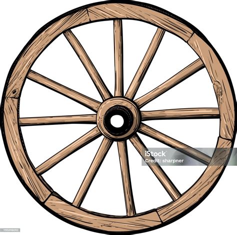 Old Wheel Clipart