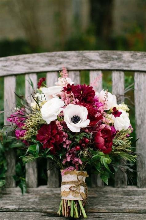 40 Burgundy Wedding Bouquets for Fall / Winter Wedding – Page 5 – Hi Miss Puff